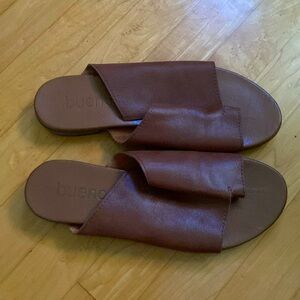 Bueno Tulla leather slide sandals